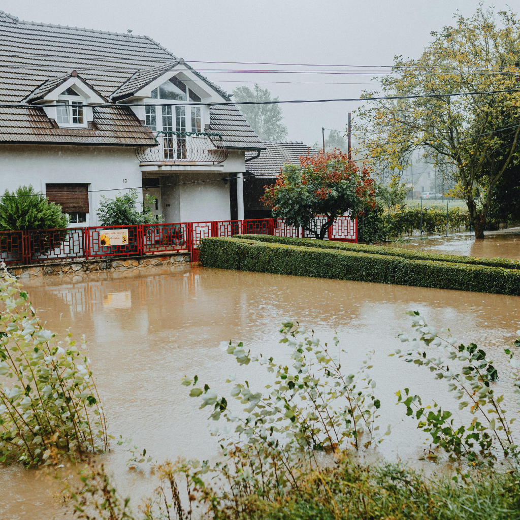 Las Vegas home with flooded flooring being repaired after water damage